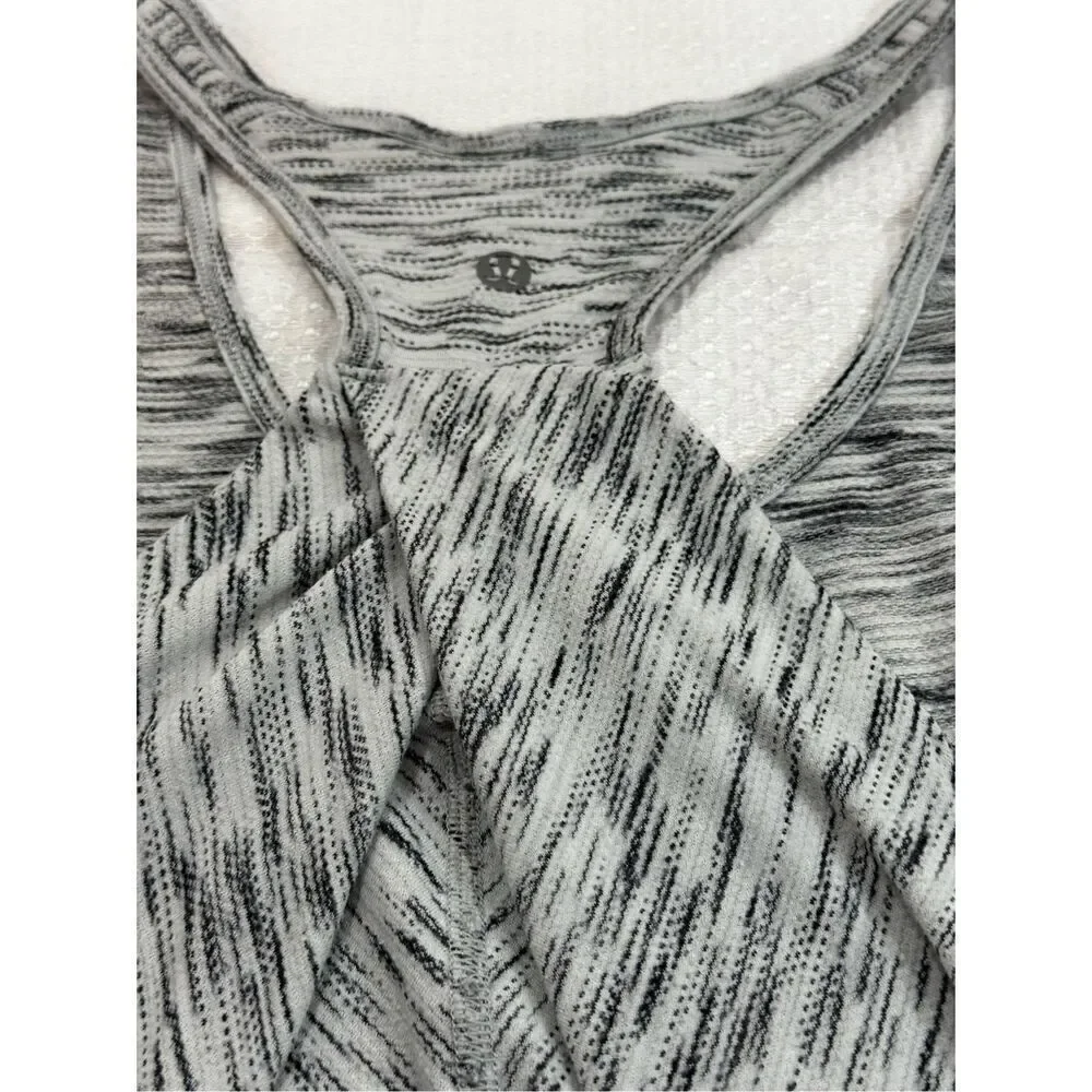 Lululemon gray on gray tank top size S